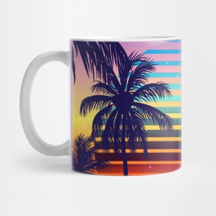 Cruisin' Sunset Synthwave Mug